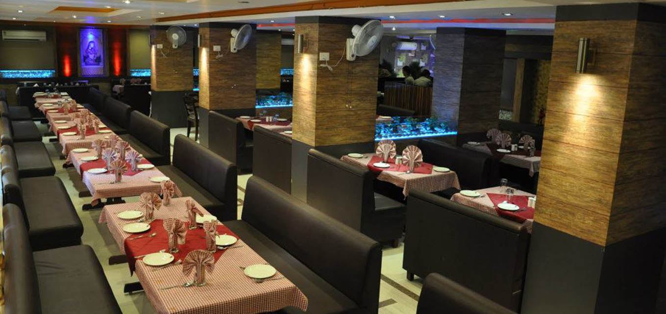 A seating area on the public floor.
